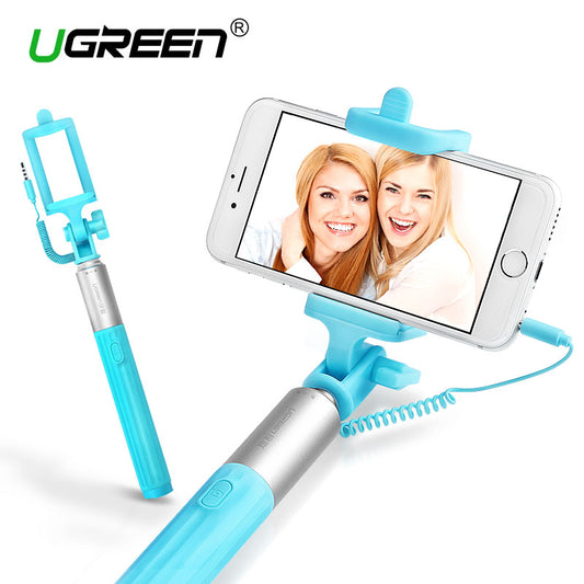 Ugreen Universal Selfie Stick For iPhone Tripod Monopod Wired Mini Selfie Stick For Android Samsung Huawei Xiaomi LG Palo Selfie
