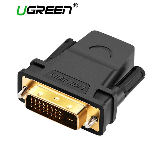 Ugreen HDMI to DVI 24+1 Adapter Female to Male 1080P HDTV Converter for PC PS3 Projector TV Box