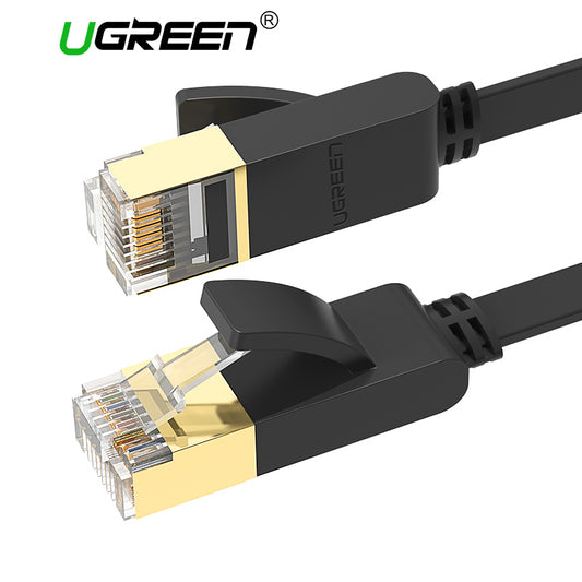 Ugreen Cat7 Ethernet Cable RJ45 Cat 7 Flat Network Lan Cable rj45 Patch Cord 1M/5M/10M/20M for PC Router Laptop Cable Ethernet