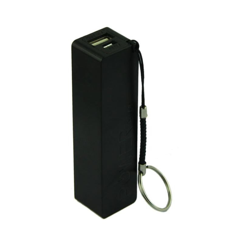 2016 Portable Power Bank 18650 External Backup Battery Charger With Key Chain Free Shipping #QD05
