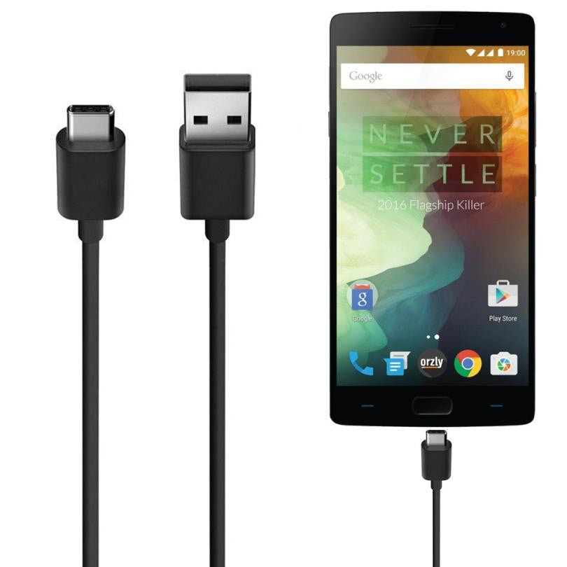 2016 High Quality USB-C USB 3.1 Type C Data Charge Charging Cable for Oneplus 2 Nexus 6P/5X Black Free Shipping #QD05