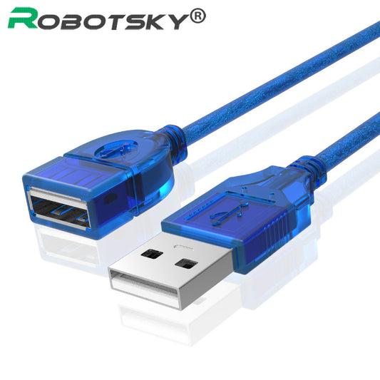 USB 2.0 Cable USB2.0 Extension Extender Male To Female Cabo USB Data Cables For PC Keyboard Printer Camera Mouse Game Controller