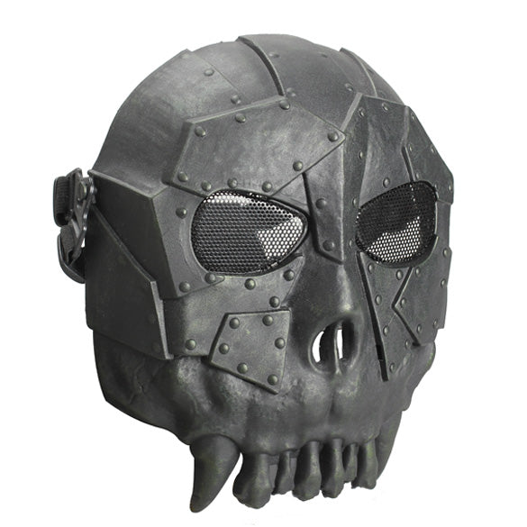 Corps Skeleton Mask Face Guard Party Skull Mask Horn Ling Cool  88 E2S