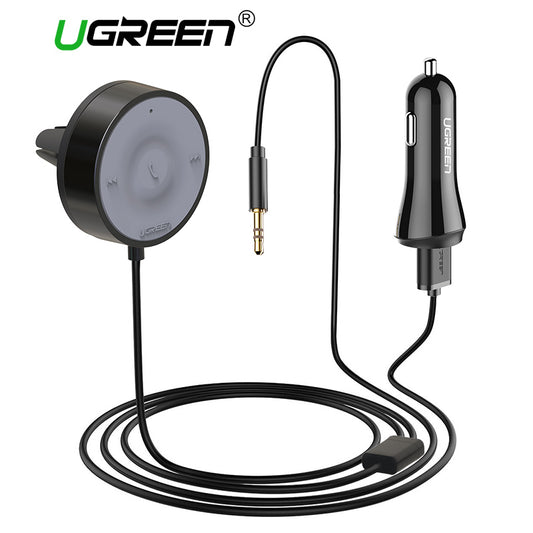 Ugreen USB Bluetooth Receiver Car Kit Adapter  4.1 Wireless Speaker Audio Cable Free for USB car charger for iPhone Handsfree