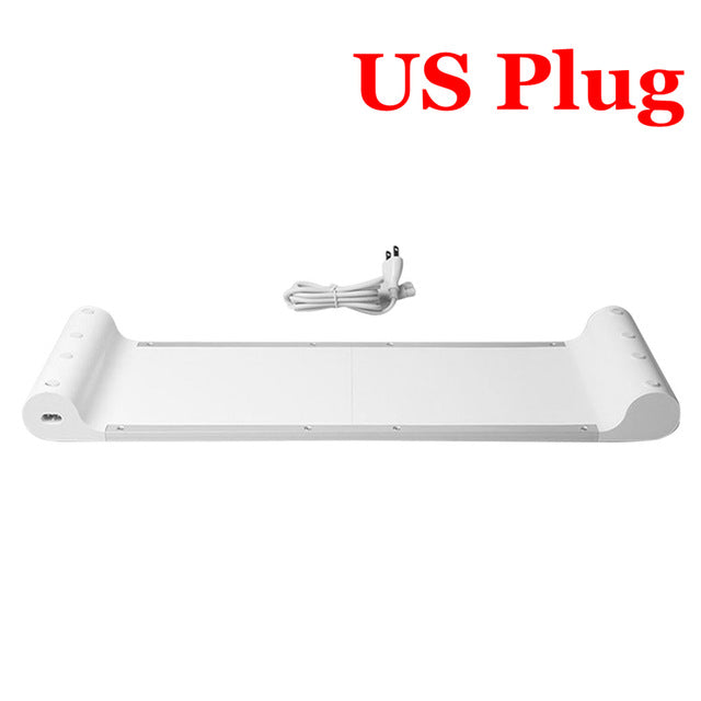 2017 New Arrival Aluminum Alloy Monitor Stand Space Bar Dock Desk Riser with4 USB Ports for iMac MacBook Computer Laptop Gadgets