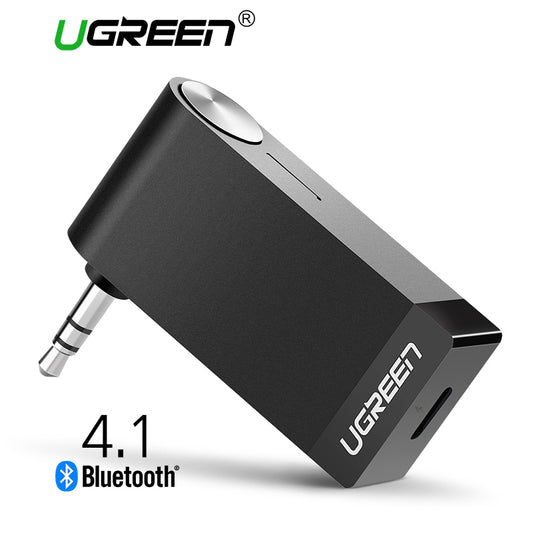 Ugreen Bluetooth Receiver 3.5mm Jack Bluetooth Audio Music Wireless Receiver Adapter Car Aux Cable Free for Speaker Headphone