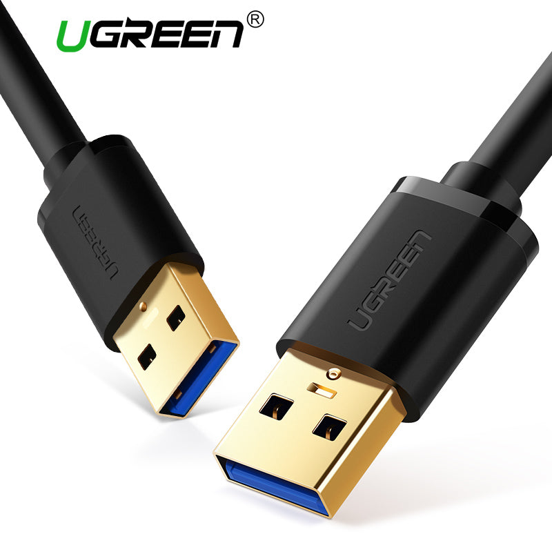 Ugreen USB to USB Cable Type A Male to Male USB 3.0 2.0 Extension Cable for Radiator Hard Disk Webcom USB 3.0 Cable Extender