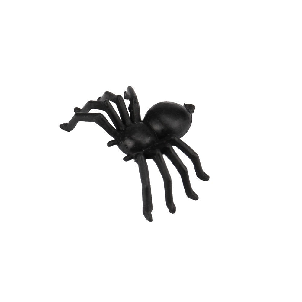2017 funny plastic Luminous Black Green style Plastic Spider Trick Toy Party Halloween Haunted House Prop Decor