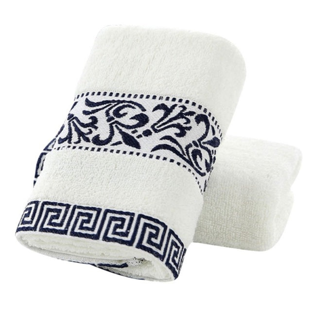1Pc 33*75cm Luxury Face Towel linge de toilette Super Soft 100% Cotton Towel  Home Bathroom Accessories