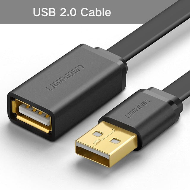 Ugreen USB Extension Cable USB 3.0 2.0 Cable Male to Female Data Sync Transfer Extender Cable for Computer Cable USB Extension